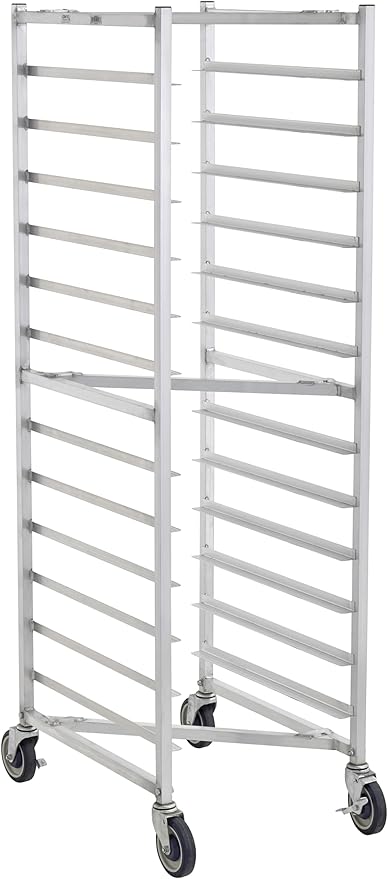 Commercial Fully Welded Nesting 12-Tier Aluminum End Load NSF Bakery Sheet/Bun Pan Rack (28W-124)