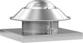 Roof Exhaust Fan Direct Drive Axial Downblast Exhaust Fan -19" Fan Base, 1/30 HP 115 Volt Single Phase Motor 500 CFM, ETL Listed