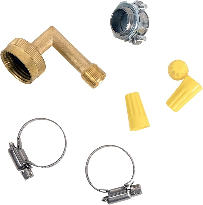 Certified Appliance Accessories Dishwasher Installation Kit with Dishwasher Hose and 3 Wire Power Cord, 6 Feet, Straight Plug Head