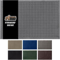 GORILLA GRIP Front Door Mat, Indoor Outdoor Ultra Absorbent HydroAbsorb Doormat, Absorbs Up to 1.7 Cups of Water, Stain and Fade Resistant, Rubber Backing Doormats, Captures Dirt, 29x17 Grey