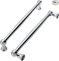 khtumeware 10 Pack 8 Inch(203mm) Vibrant Polished Chrome Cabinet pulls Kitchen Cabinet Handles Kitchen Cabinet Hardware for Cupboard Drawer Handles Dresser Pulls