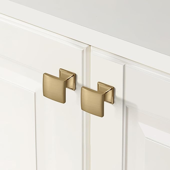 Khtumeware 20 Pack 6-1/4 Inch Cabinet Handles - Champagne Bronze Pulls, Warm Brass Drawer Pulls, Hardware for Kitchen Cabinets, Cupboards