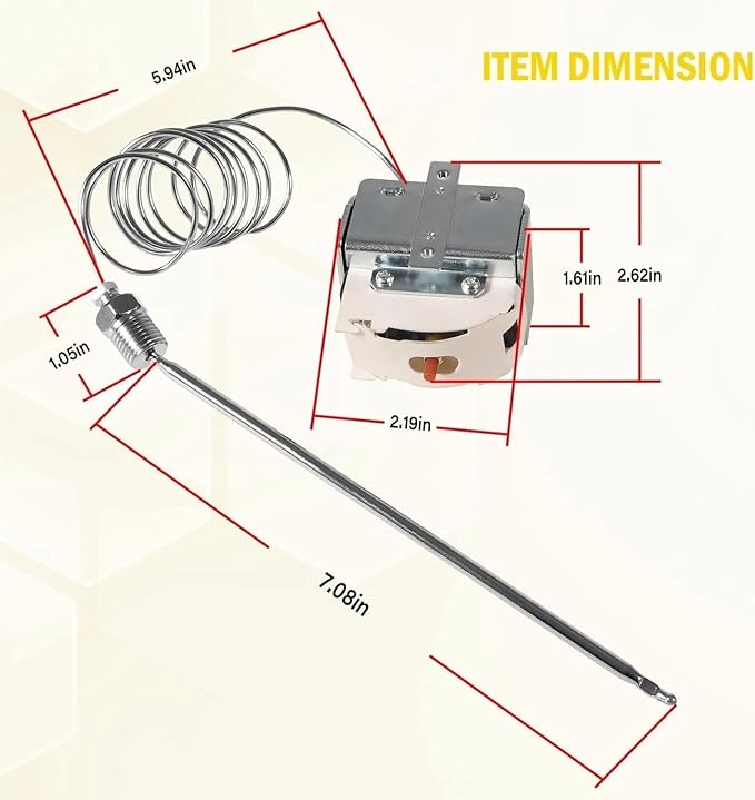 PP10084 High Limit Switch for Pitco All Gas Fryers Safety Thermostat 35C+ 45C+