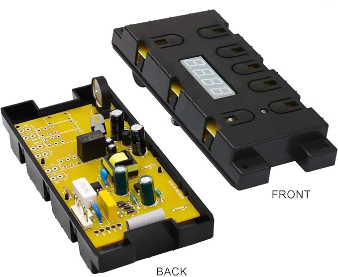 5304518661 Range Oven Control Board for Electrolux Kenmore, Gas Range 7 Button Control Board Clock 316222800