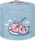 Xoenoiee Cute Pig Blue Pattern Pressure Cooker Cover for Instant Pot, Kitchen Appliance Dust Cover with Pockets for Rice Cooker Air Fryer Slow Cooker, for 8 Qt Pot