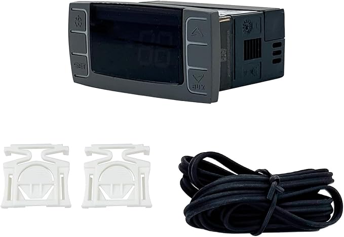XR03CX-4N0F1 Digital Temperature Controller, 120V Thermostat Controller with Temperature Sensor Probes for Refrigerator Freezer Replace XR03CX, W0302186, XR03CX-4N1C0