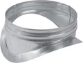 Galvanized Steel Saddle Takeoff – Round 90 Degree Splitter for 10” Duct with 8" Outlet Branch Connector - Range Hood Duct Adapter - Heavy Duty Supply/Exhaust Air Ventilation Duct Work Collar