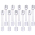 Goodv Child Safety Cabinet Locks - (10 Pack) Baby Proofing Latches to Drawer Door Fridge Oven Toilet Seat Kitchen Cupboard Appliance Trash Can with 3M Adhesive - Adjustable Strap No Drill No Tool