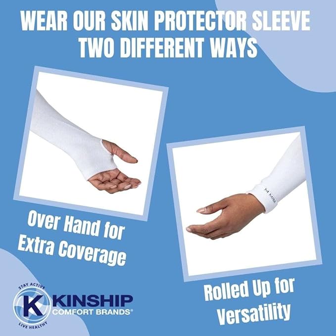 Arm Protector Sleeves for Elderly Thin Skin, Bruising, Sun Protection, Men, Women