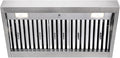 Akicon Range Hood Insert 36 Inch, Ultra Quiet, Powerful Suction Built-in Kitchen Vent Hood, Stainless Steel Ducted Stove Hood with Dimmable LED Lights Warm White, 4-Speed 600CFM