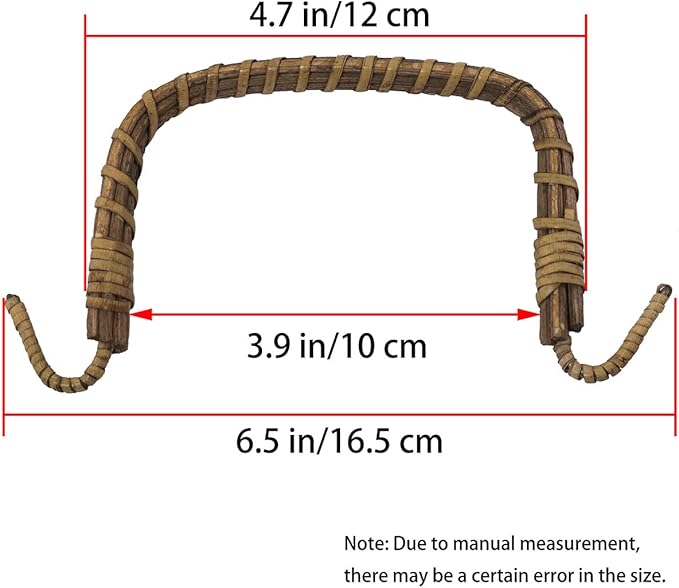 Rattan Metal Teapot Handle Tea Accessories Supplies for Ceramic Pot, Pottery Tea Pots, Japanese Wired Teapot, Dark Brown