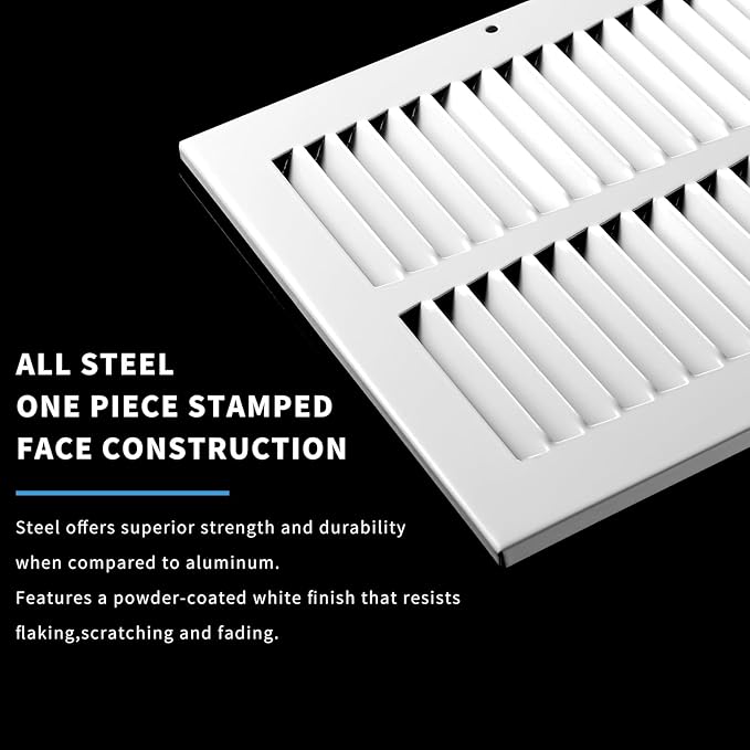 30x14 Return Air Grille(Duct Opening Size),Air Return Vent Cover,Flat Vent Cover,Rejillas De Aire Acondicionado Para Casa,Return Air Grilles,Outer Dimensions:31.75"Wx15.75"H(30"W x 14"H, Duct Opening)