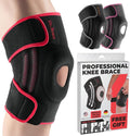 DR. BRACE ELITE Knee Brace with Side Stabilizers & Patella Gel Pads for Maximum Knee Pain Support and knee recovery for men and women-Please Check How To Size Video (Sunrise, XX-Large)
