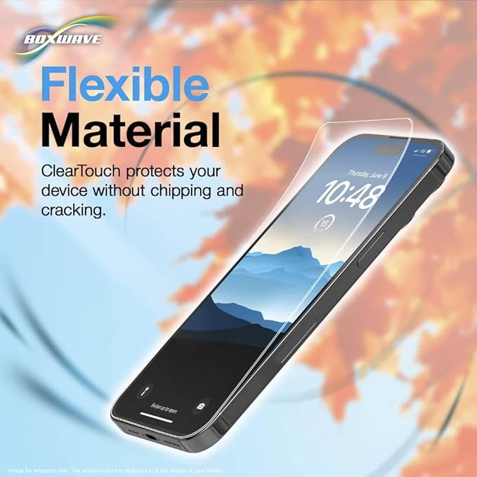 BoxWave Screen Protector Compatible with Revolution Cooking InstaGLO R90 Toaster - ClearTouch Anti-Glare ToughShield 9H (2-Pack), Anti-Glare 9H Tough Flexible Film Screen Protector