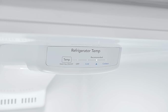 Frigidaire 10.1 Cu. Ft. Compact ADA Top Freezer Refrigerator in White with Electronic Control Panel, Reversible Door Swing, ENERGY STAR