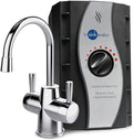 InSinkErator Stainless Steel Tank, HC250C-SS HOT250 System, 2-Handle Drinking Faucet in Chrome with 2/3-Gallon, Filter-Compatible Instant Hot/Cold Water Dispenser