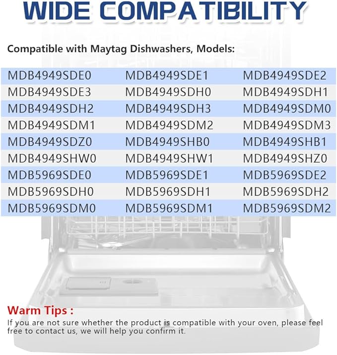 [Upgraded] W10571738 Dishwasher Upper Dishrack Adjuster and Wheel Assembly fit for Maytag/Whirlpool Dishwashers, Replace WPW10571738, 3449627, AP6023130, PS11756470 (4 Pack)