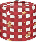 Christmas Plaid Dust Cover Instant Pot and Extra Accessories Dust Proof Easy to Clean Pressure Cooker Cover Electric Appliance Cover Air Fryer Accessories with Storage Pocket Size M