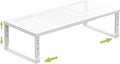 Expandable Cabinet Shelf Organizer Storage Spice Rack Shelves for Kitchen Stackable Adjustable Pantry Cupboard Bathroom Countertop Desktop(1Pack/White/Medium-with Hole)