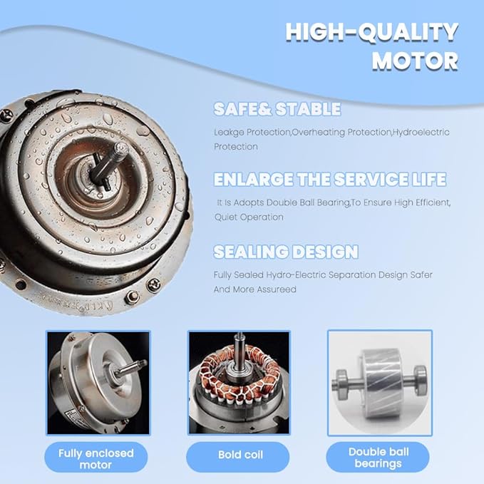 6 inch Exhaust Fan, 382CFM Wall Mounted Vent Fans, Ventilation Fan Bathroom Garage Attic Exhaust Fan Ceiling and Wall Mount Fan for Kitchen/Bathroom, 110V 40W
