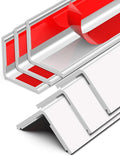 ‎Frychee Wall Corner Protector, Walls Edge Protector，Self-Adhesive Wall Corner Guards,PVC Double Side Edge Protector， Furniture Stairs Guard (6, 2.5x90cm/0.98x35.4in)