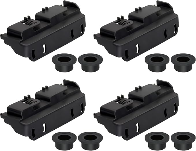 4 Pack WD28X27241 AP6990367B Dishwasher Rack Carrier And Roller Kit Compatible with GE Haier Dishwasher replaces WD12X10439, WD12X10446, WD12X10447, WD12X22657, WD12X22656