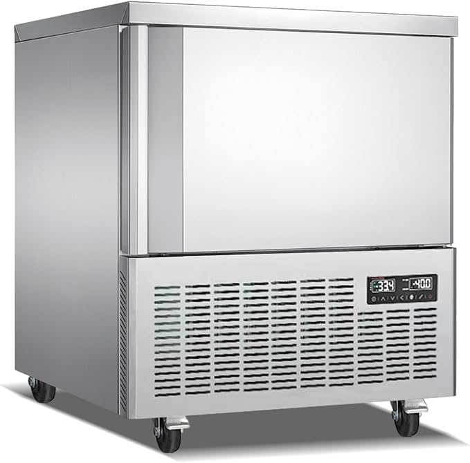 Kolice Commercial 5 Trays Blast Chiller, Flash Freezer,Shock Freezer with Food Probe,Lowest temp: -40°F for Restaurant,Bakery,School,Hotel,Canteens to Preserve Beef,Chicken,Sea Food,Dough,etc