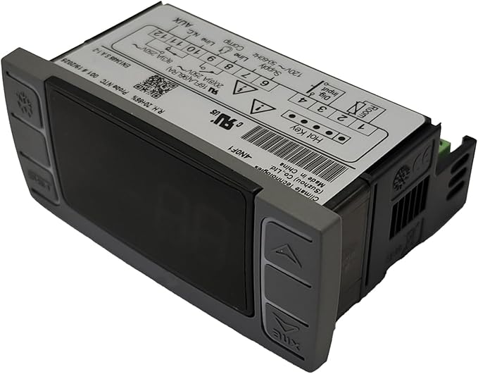 XR03CX-4N0F1 Temperature Controller,120V/50-60HZ Digital Thermostat Panel Fit for Normal Temperature Refrigerating Units Compressor Refrigerators
