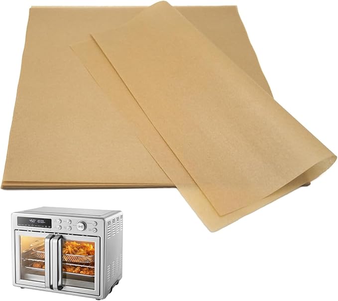 Air Fryer Liners for Midea Flexify French Door Toaster Oven Air Fryer Combo, 100pcs Disposable Parchment Paper