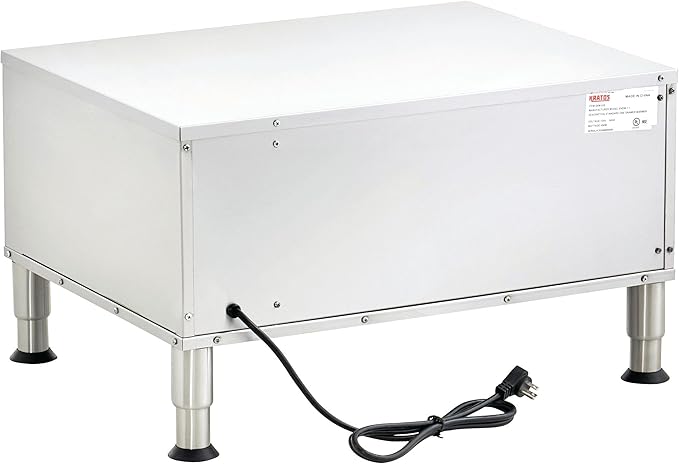 Kratos Commercial Electric Drawer Warmer, Stainless Steel Single Drawer Food Warmer for Restaurants and Hotels, 120V, 450W