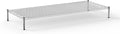 30''W x 72''L x 8''H Chrome Plated Wire Dunnage Rack | Off The Floor Storage