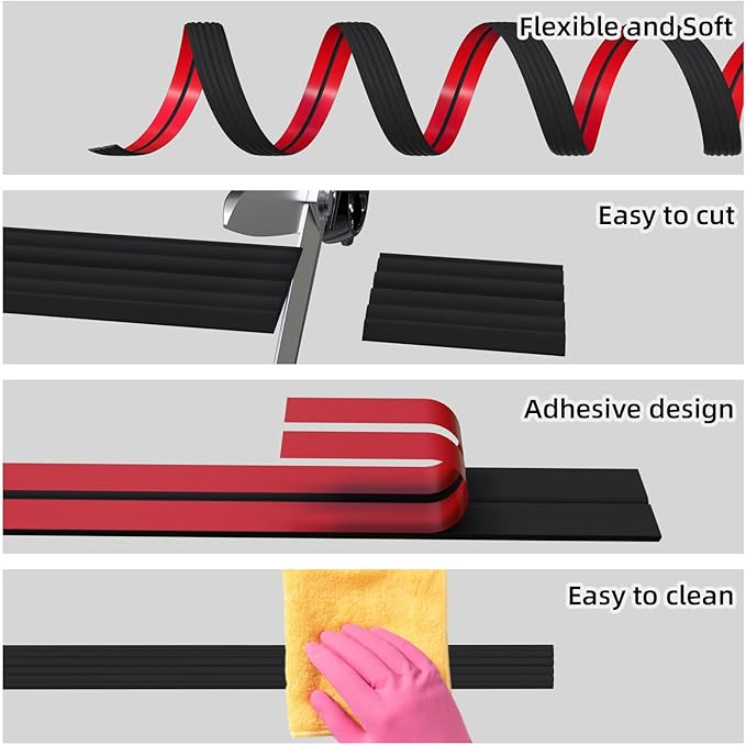 10FT Flexible Wall Corner Protector Moulding Trim, Peel and Stick Inside & Outside Wall Corner Guards Edge Protector,Self Adhesive Molding Trim Strip for Edge Ceiling