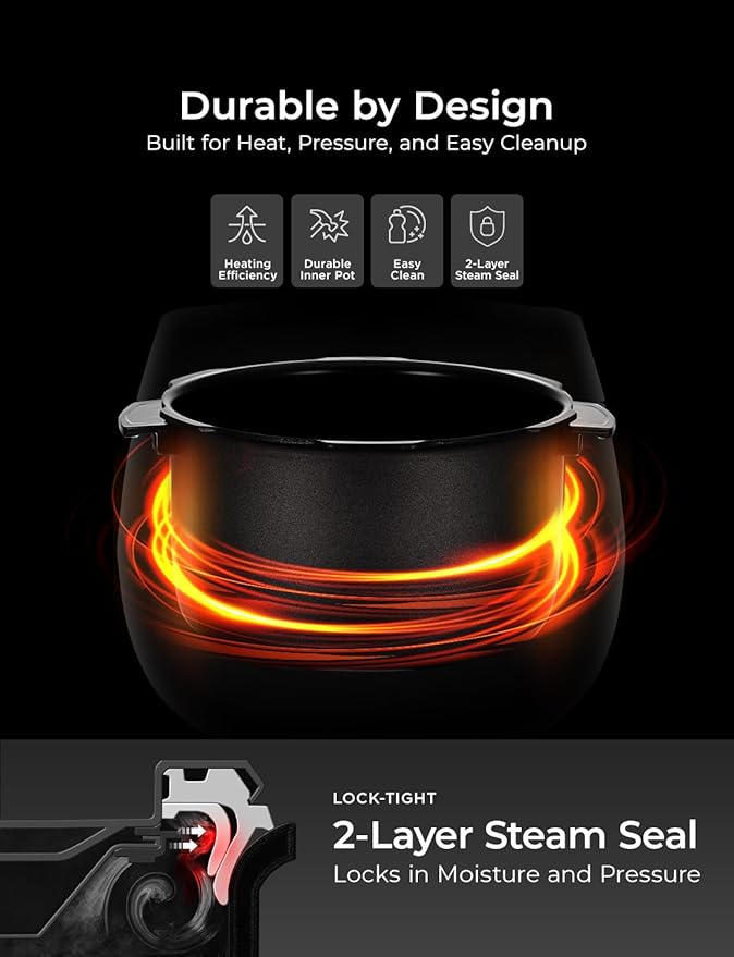 CUCKOO Twin Pressure Rice Cooker 6-Cup Uncooked / 12-Cup Cooked with Nonstick Inner Pot, Versatile Rice Maker & Warmer with 16 Menu Options, Open Cooking Mode, Voice Guide, Gray (CRP-ST0609FG)