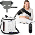 Cold Therapy Machine for Shoulder with Programmable Timer, Portable Ice Machine for Shoulder After Surgery, Lightweight Replacement Recovery System, Cryotherapy Pain Relief w/Compression Pad
