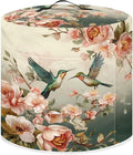 TODIYADDU Floral Hummingbird Pressure Cooker Cover With Pocket - Novelty Air Fryer Dust Protector - Insulated Kitchen Appliance Cover for Instant Pot Accessories Gifts