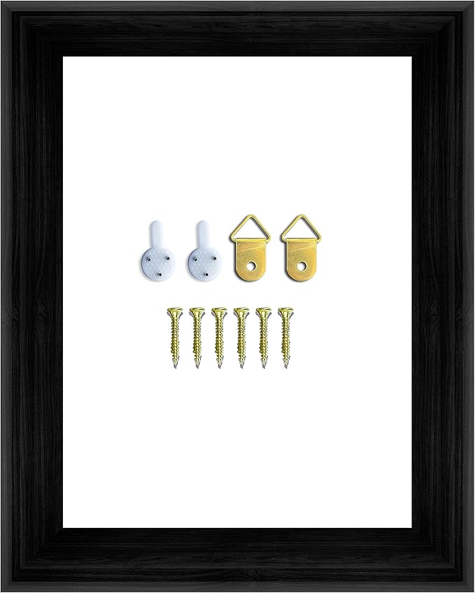 Canvas Floater Frame for 16x24 Canvas Prints Fits 1.25 Inch Deep Canvas Walnut Floating Frame for Modern Wall Art and Gallery Display