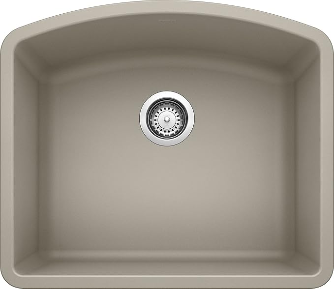 BLANCO, Truffle 441281 DIAMOND SILGRANIT Single Bowl Undermount Kitchen Sink