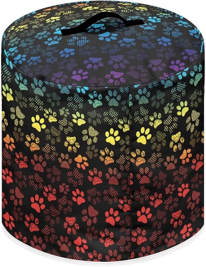 Dog Paw Print Rice Cooker Covers Dust Proof Cover Instant Pot Accessory Set for Instant Pot 6 Qt Inner Pot Steamship Pot Cover Dust Proof Covers Appliances Dust Proof
