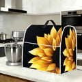 Stand mixer cover with handle and storage bag, reusable and washable, stylish retro floral design, keeps kitchen countertops clean and tidy (fits 6-8 quart mixers).