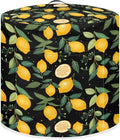 Lemon Print Air Fryer Cover Washable Pressure Cooker Dust Cover for 8 Qt Small Kitchen Appliance Cover with Top Handle Dust Protection Bread Cover for Home Decoration