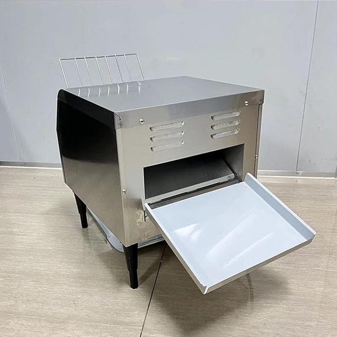 300 Slices/Hour Bread Toaster Commercial Conveyor Toaster Machine for Plain Bread Buns Bagles(300PCS/H commercial conveyor toaster)