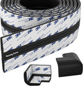 Roving Cove PreFit (Broad) Fireplace Edge Corner Protector (Extra Wide 9ft Edge 2 Corners), Baby Proofing Bumper Guards, Onyx Black, Pre-Taped, for Straight Surfaces - New & Improved