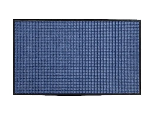 Guardian WaterGuard Indoor/Outdoor Wiper Scraper Floor Mat, Rubber/Nylon, 3'x20', Blue