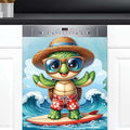 Dishwasher Magnet Cover Animal Turtle Ocean Dishwasher Decorative Cover Front Dishwasher Door Cover Reuseable Dishwasher Cover Panel Decal for Kitchen Refrigerator Home Appliances 23" X 26"