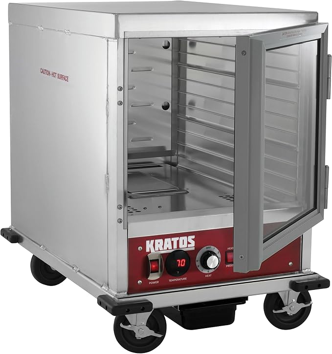 Kratos Half Size Commercial Insulated Holding and Proofing Cabinet, Holds 12 Full Size Sheet Pans, 120V, 1440W (28W-155)