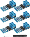 RIIEYOCA 400W Dual High-Power MOSFET Trigger Module, 0-20KHz PWM Motor Controller, 5V-36V 15A(Max 30A) DC Motor Speed Controller for Arduino, DIY Projects（6Pack）
