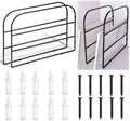 4 Pack Base Cabinet Tray Dividers 12x9 Inches Black Metal Sheet Rack Organizer Bakeware Container for Wall Base Kitchen Cabinets (4)