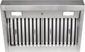 Akicon Range Hood Insert 30 Inch, Ultra Quiet, Powerful Suction Built-in Kitchen Vent Hood, Stainless Steel Ducted Stove Hood with Dimmable LED Lights, 4-Speed 600CFM