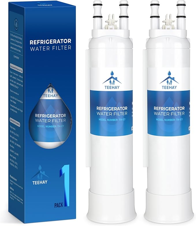 PWF-1 FPPWFU01 Water Filter, Compatible with Frigidaire FPPWFU01 PurePour PWF-1, Frigidaire FRFC2323AS, FRFN2823AS, FRFS2823AD, FRFS282LAF, FRSS2623AB, FRSS2623AW, 2 Pack