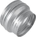 6" to 5" Inch Round Duct Reducer - Male Fit Galvanized Steel Pipe Increaser - Coupling for Round Duct Ventilation Systems - Heating & Cooling